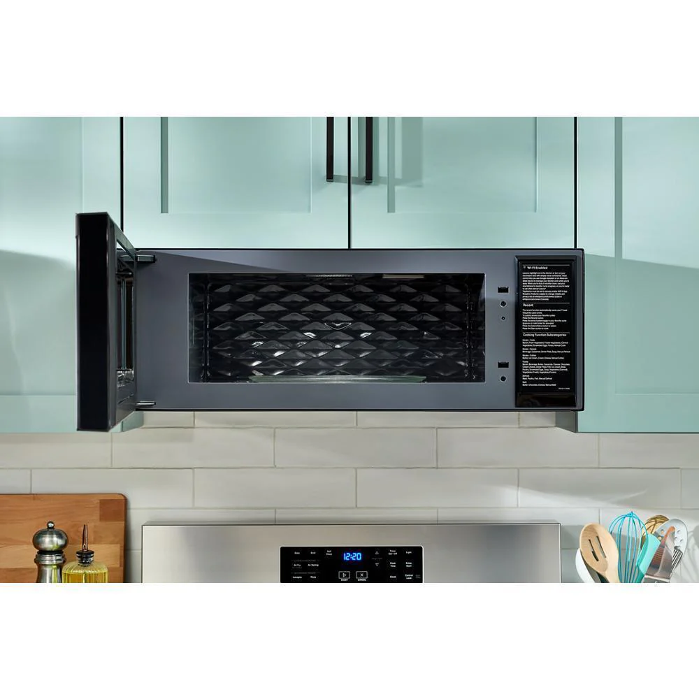 Whirlpool WMML5530RZ 1.1 Cu. Ft. Smart Low Profile Microwave Hood Combination With 450 Crm 4-Speed Venting - Image 8