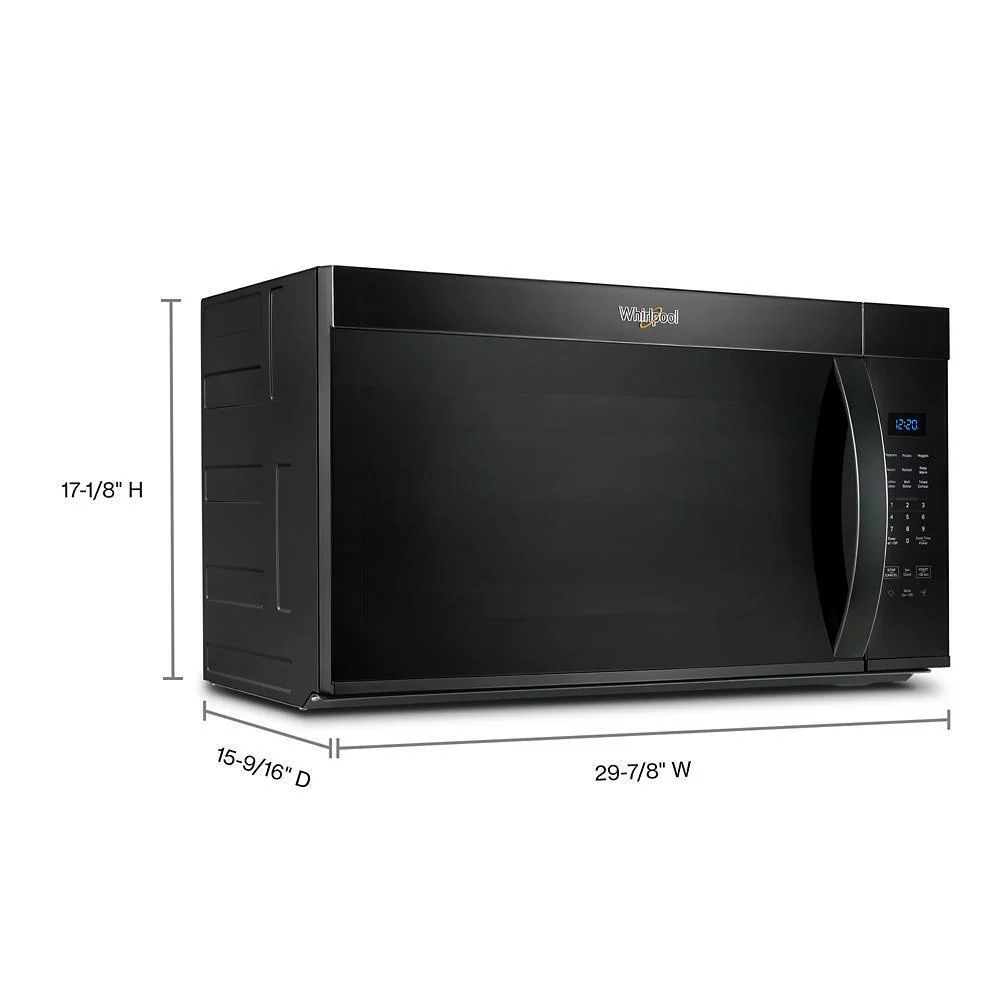 Whirlpool WMMS3130RB 30 W 1.7 Cu. Ft Over The Range Microwave With 1000-Watts Cooking Power - Image 5