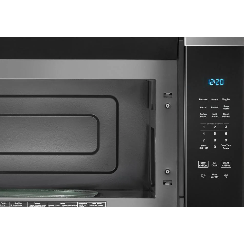 Whirlpool WMMS3130RB 30 W 1.7 Cu. Ft Over The Range Microwave With 1000-Watts Cooking Power - Image 7