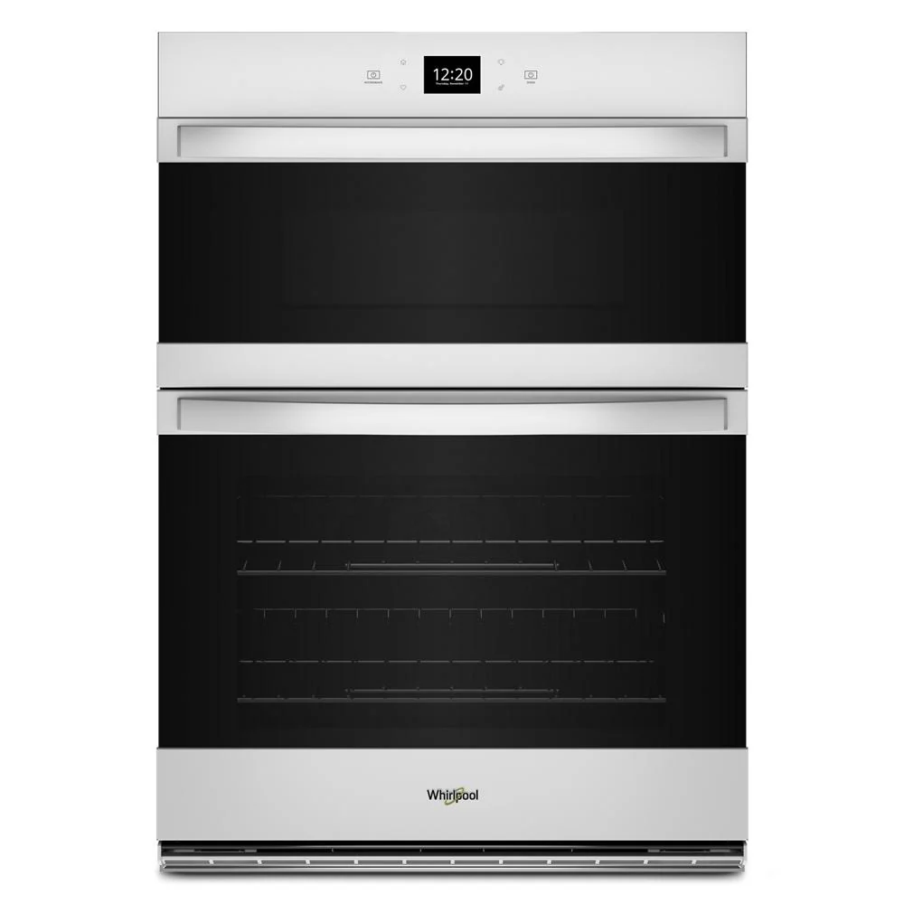 Whirlpool WOEC5030LW 6.4 Total Cu. Ft. Combo Wall Oven With Air Fry When Connected