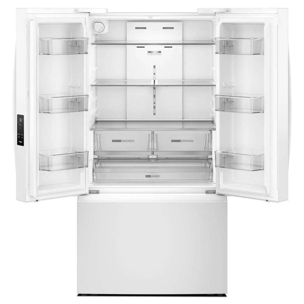 Whirlpool WRFF3336SW 36-Inch French Door Refrigerator With Interior Water Dispenser - 31 Cu. Ft. - Image 4