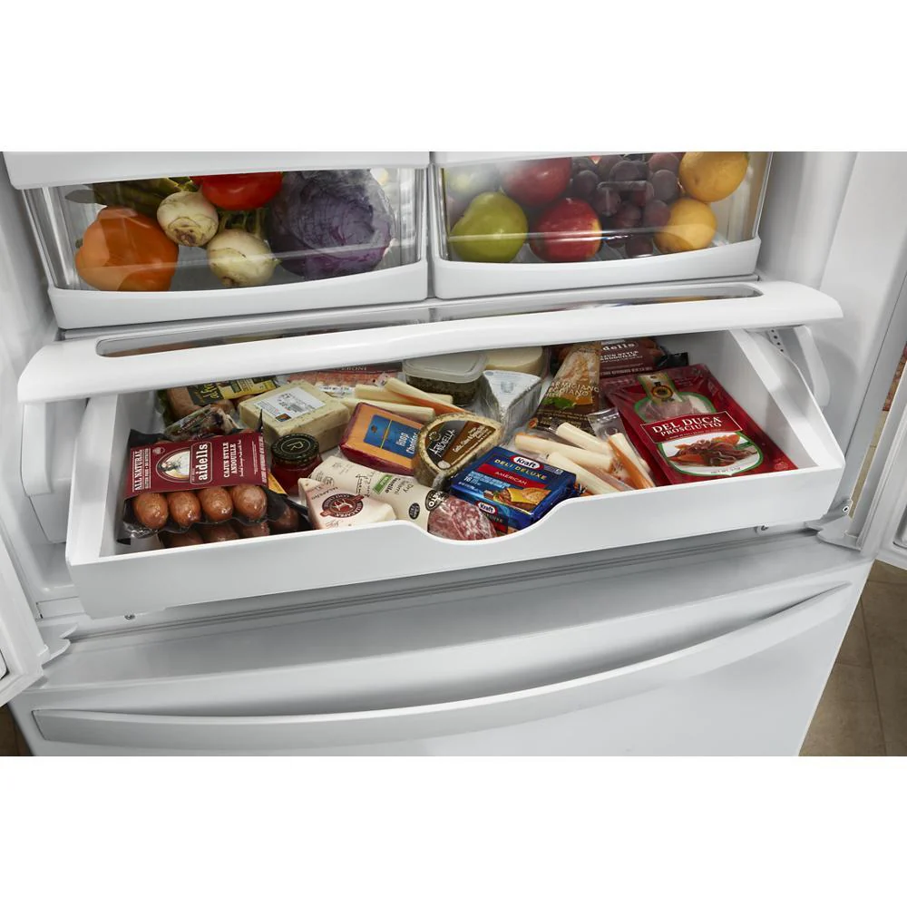 Whirlpool WRFF5333PW 33-Inch Wide French Door Refrigerator - 22 Cu. Ft. - Image 4