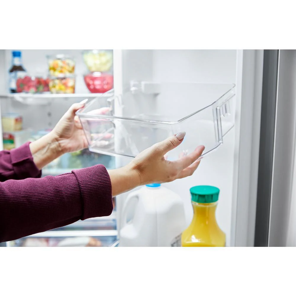 Whirlpool WRMF3336SW Whirlpool® 30 Cu. Ft. Family-Sized Capacity French Door Refrigerator With Flexible Temperature Drawer - Image 9