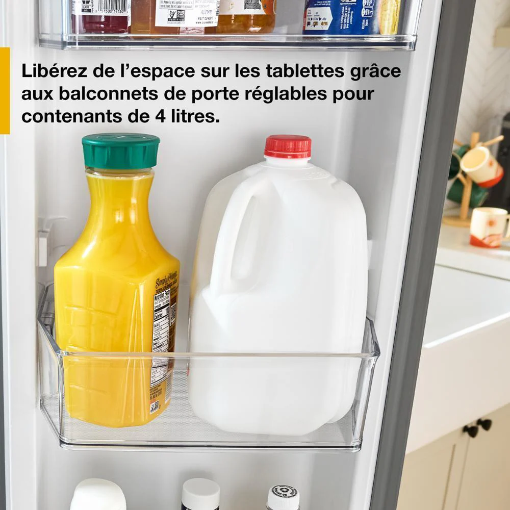 Whirlpool WRMF3536SW Whirlpool® 29 Cu. Ft. Family-Sized Capacity French Door Refrigerator With Flexible Temperature Drawer - Image 3
