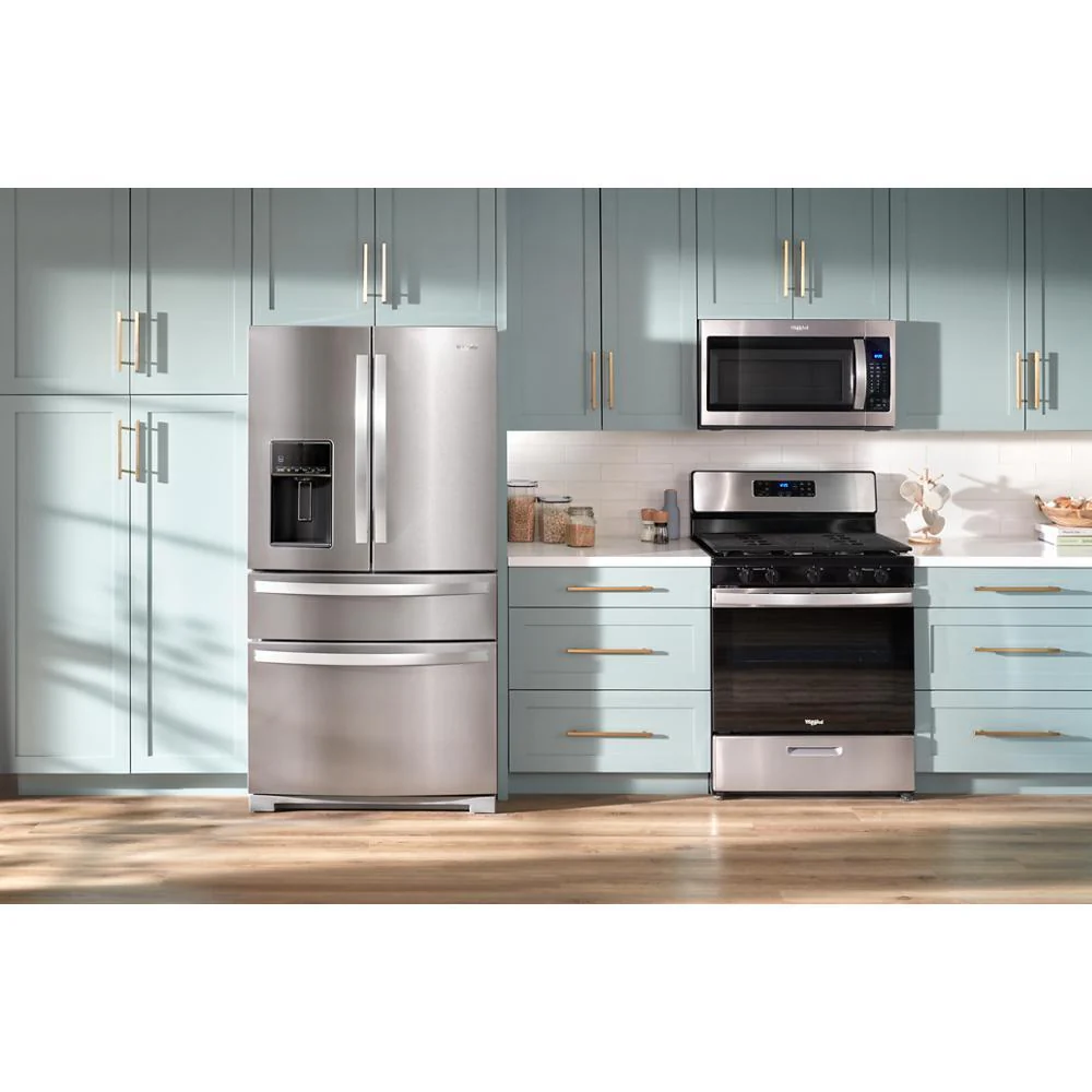 Whirlpool WRMF7736PZ 36-Inch Wide 4 Door Refrigerator With Prep And Store Bins - 26 Cu. Ft. - Image 3