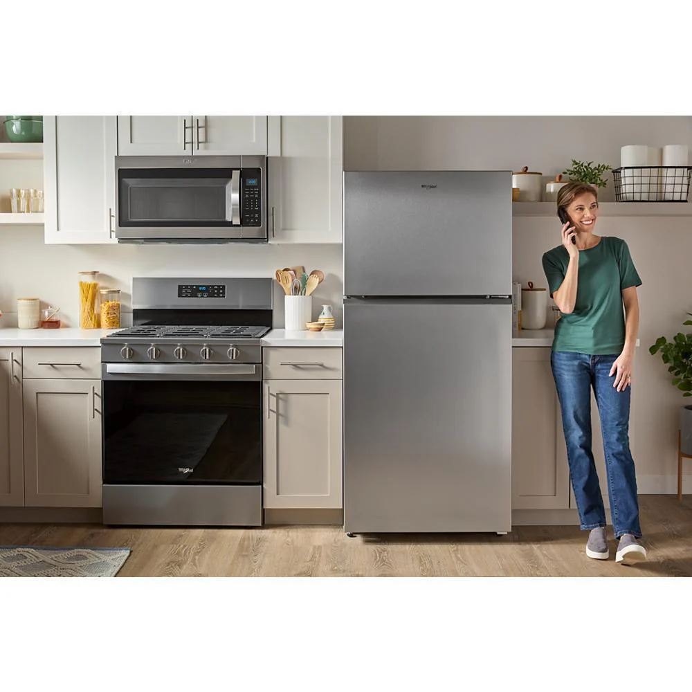Whirlpool WRTX3319SW Whirlpool® 29.5-Inch Wide Top Freezer Refrigerator With Total Coverage Cooling- 19.3 Cu. Ft. - Image 5