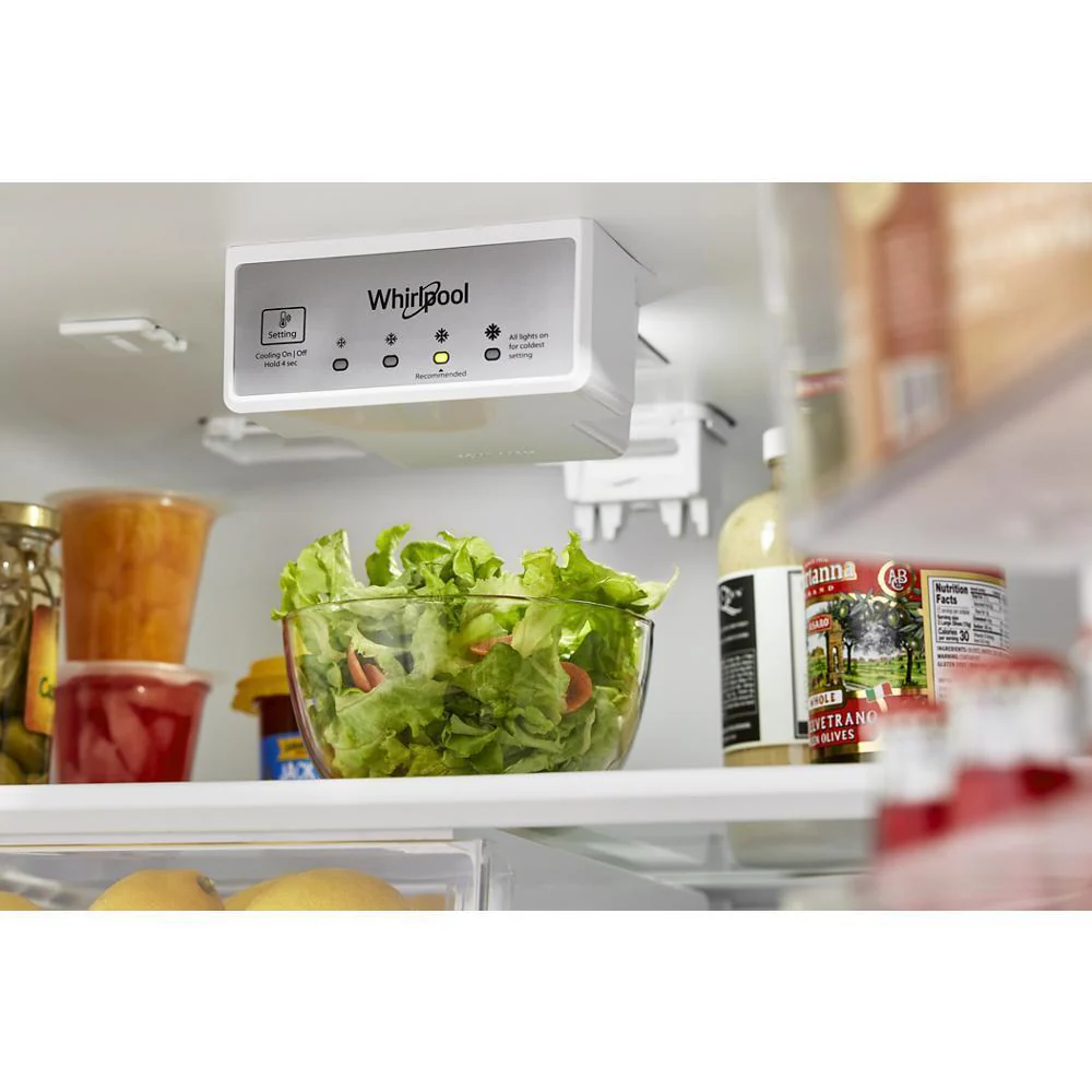 Whirlpool WRTX5328PW 28-Inch Wide Top-Freezer Refrigerator - 16.3 Cu. Ft. - Image 8