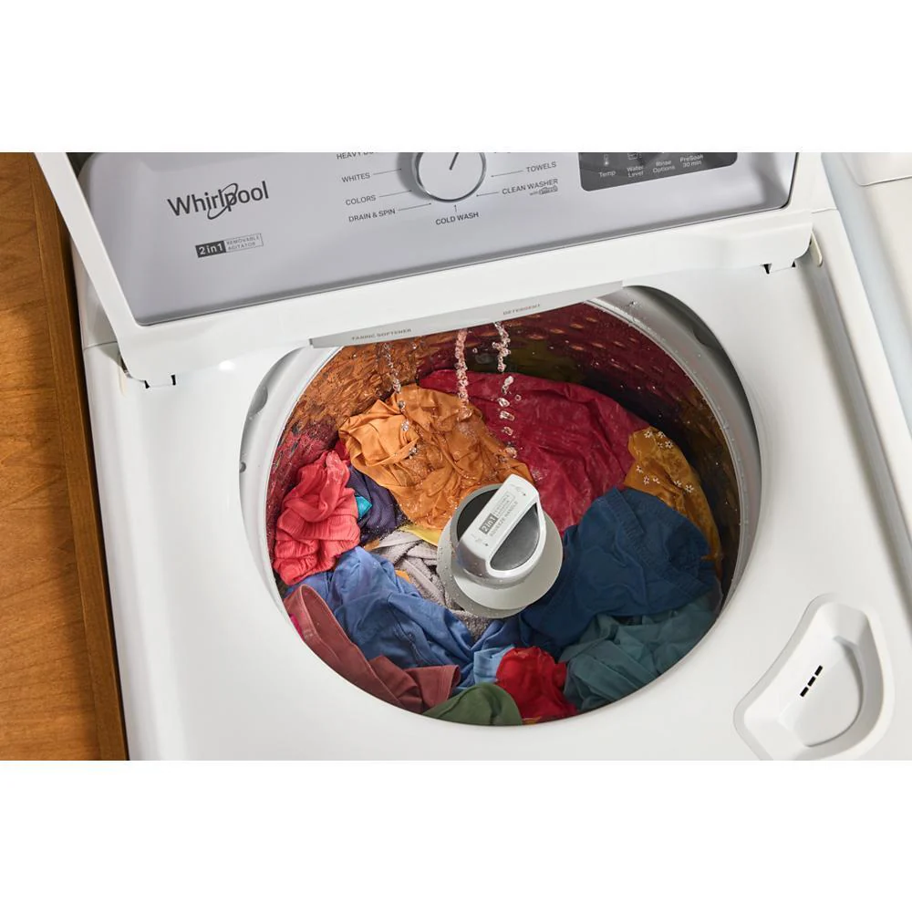 Whirlpool WTW4307SW 4.2-4.3 Cu. Ft. Whirlpool® Top Load Washer With 2-In-1 Removable Agitator And Soft Close Glass Lid - Image 12