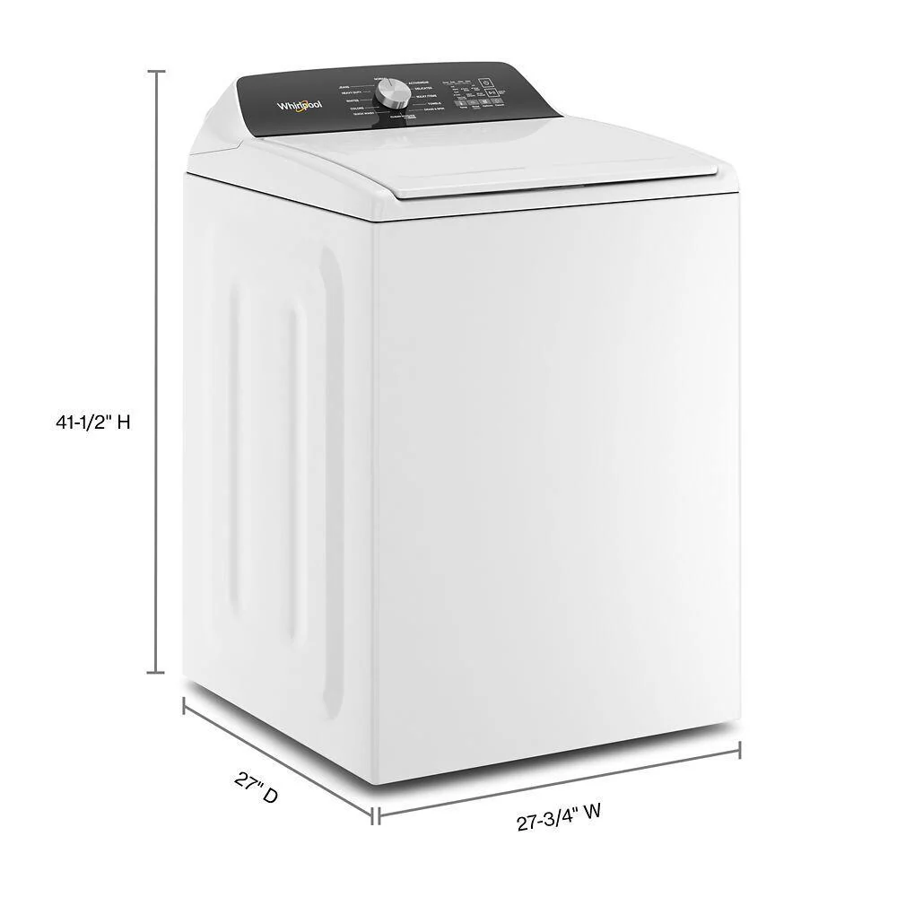Whirlpool WTW5015LW 4.5 Cu. Ft. Top Load Agitator Washer With Built-In Faucet - Image 8