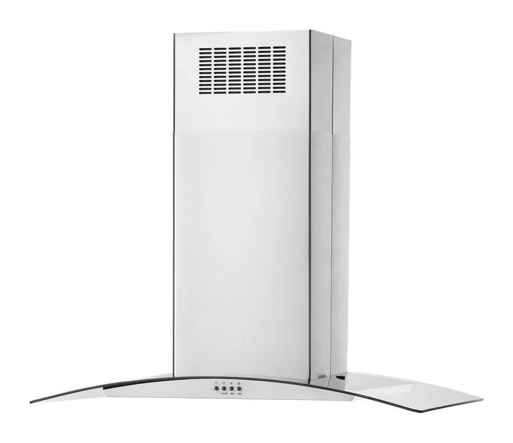 Whirlpool WVI51UC6LS 36" Curved Glass Island Mount Range Hood - Image 5