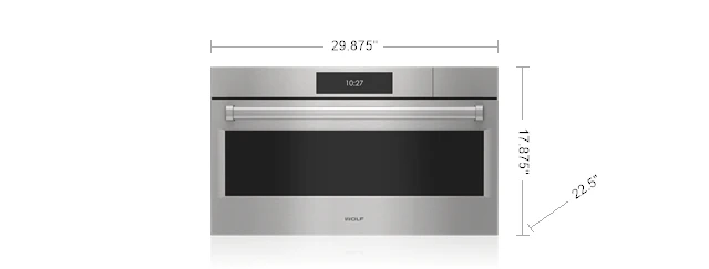 Wolf CSOP3050PESP 30" E Series Professional Convection Steam Oven - Plumbed - Image 2