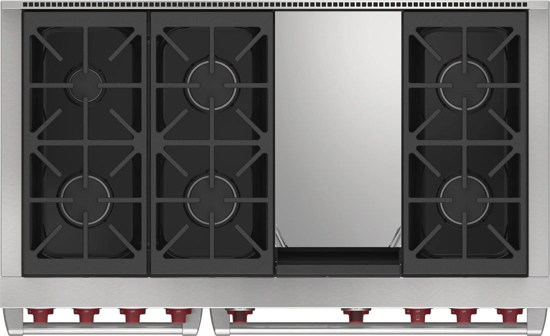 Wolf DF48650GSP 48" Dual Fuel Range - 6 Burners And Infrared Griddle - Image 2
