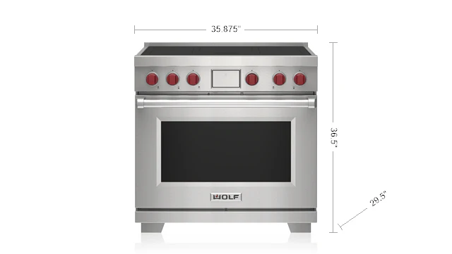 Wolf IR36551SP 36" Professional Induction Range