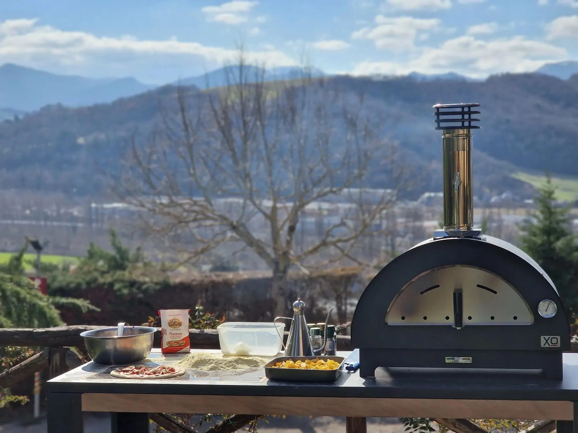 Xo Appliance XOPIZZA4HCAN 40" Hybrid Gas & Wood Oven - Image 2