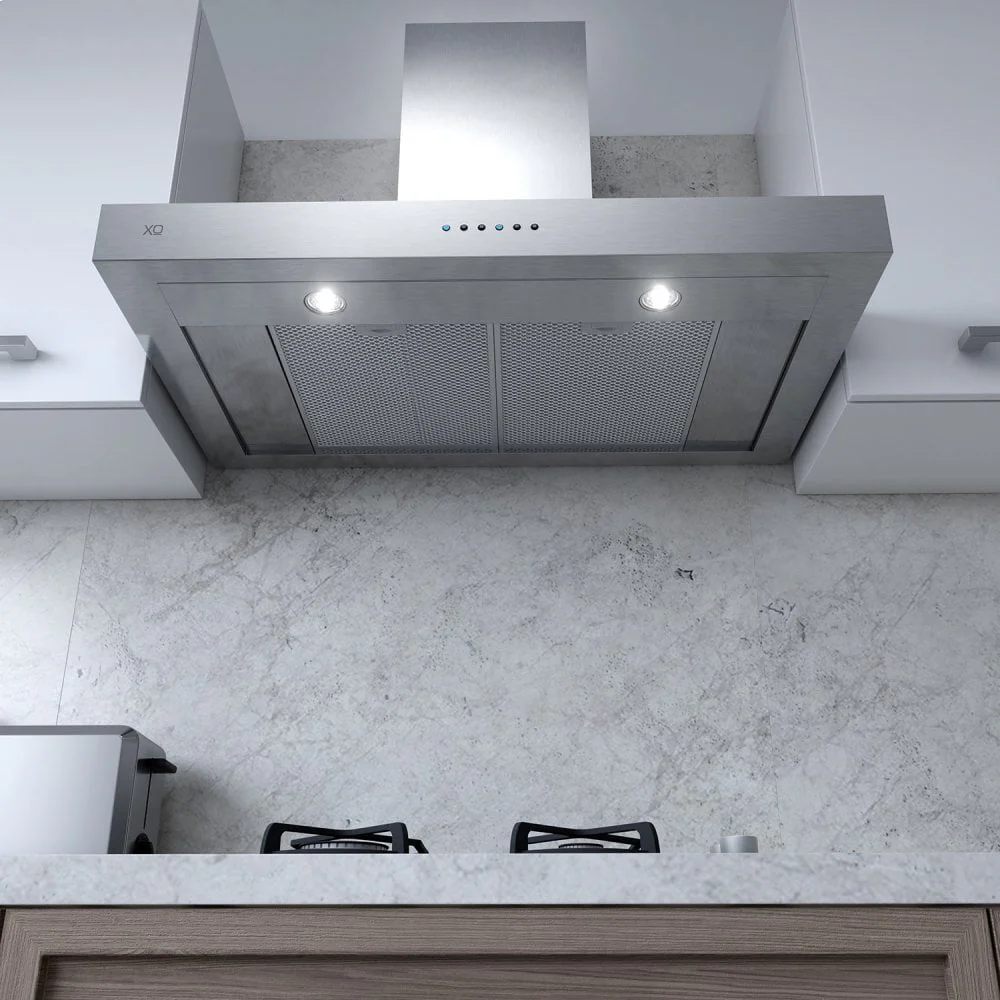 Xo Appliance XOR36SC 36" 600/395 Cfm Sleek Contemporary Italian Made Wall Mount Hood Stainless - Image 3