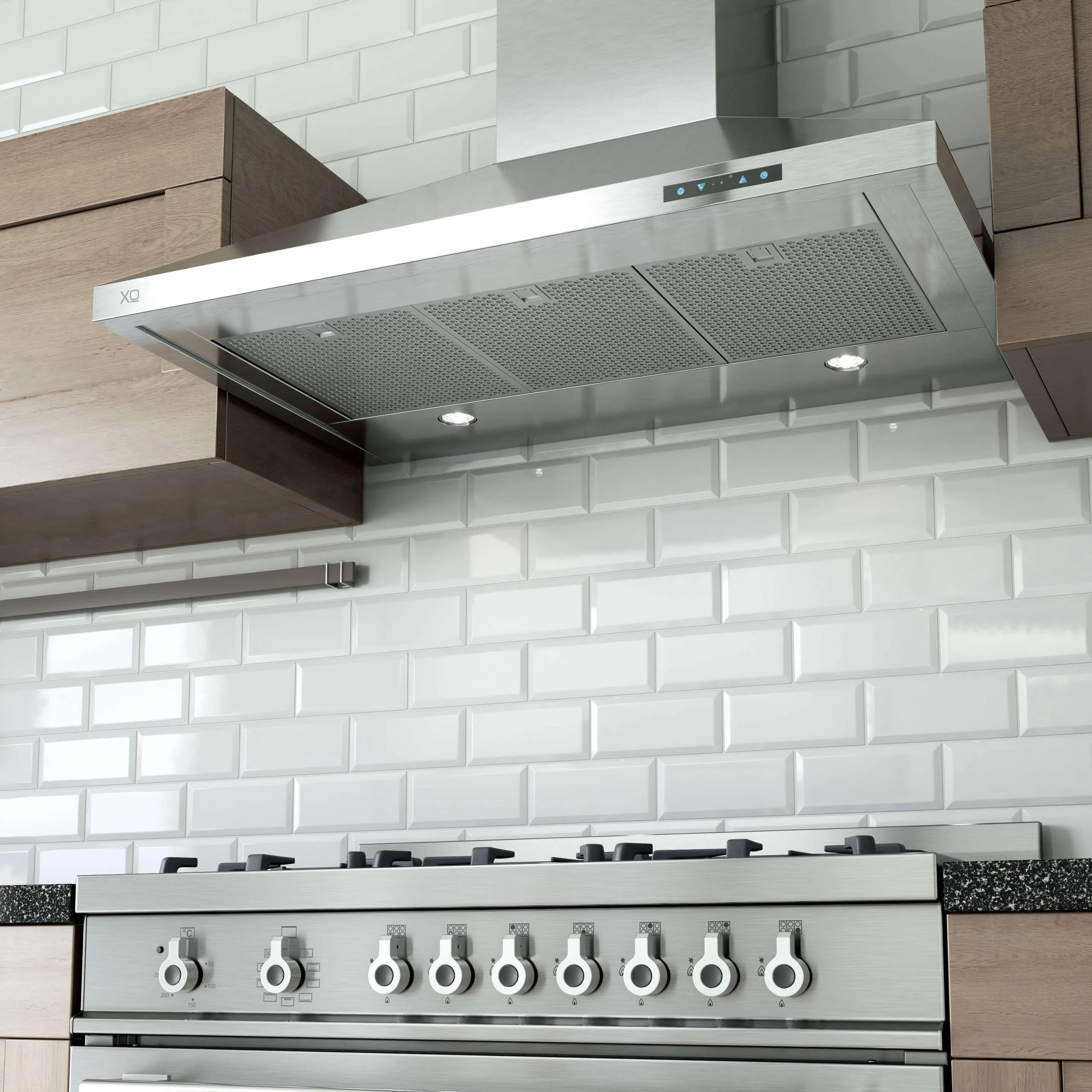 Xo Appliance XOV48SC New! 48In Ccc 600/395 Cfm Pro Chimney Hood Ss - Image 3