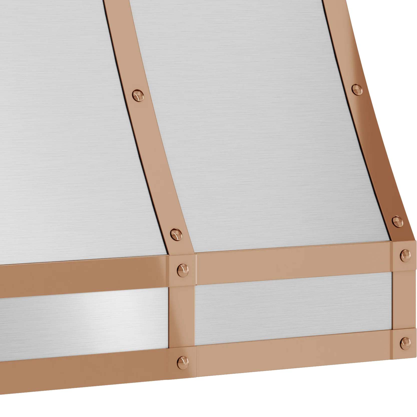 Zephyr BKDC13612APC Duct Cover Banding Kit, 36In X 12In, Polished Copper Finish - Image 2