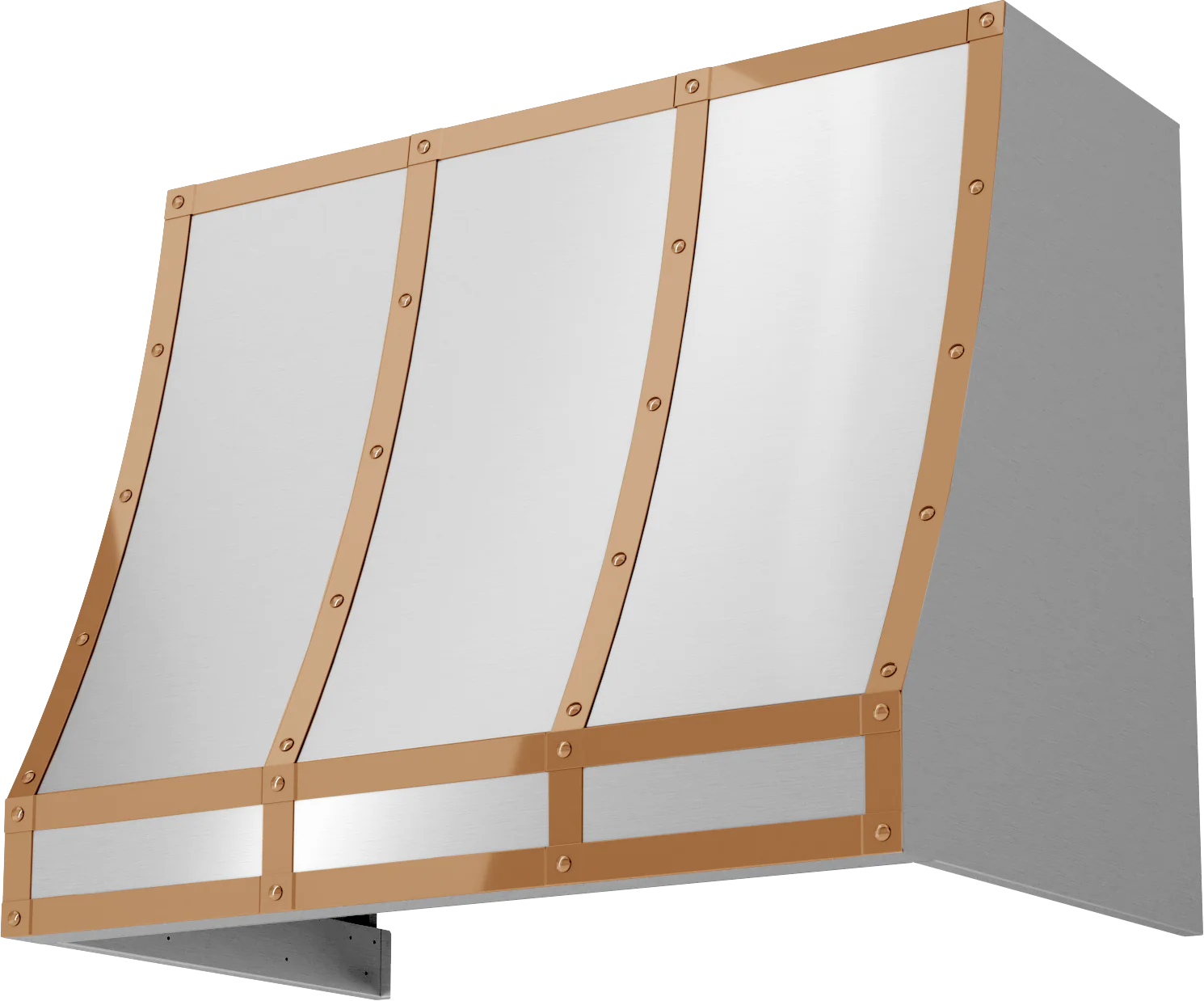 Zephyr BKFT36APC Forte Hood Banding Kit, 36In, Polished Copper Finish - Image 6