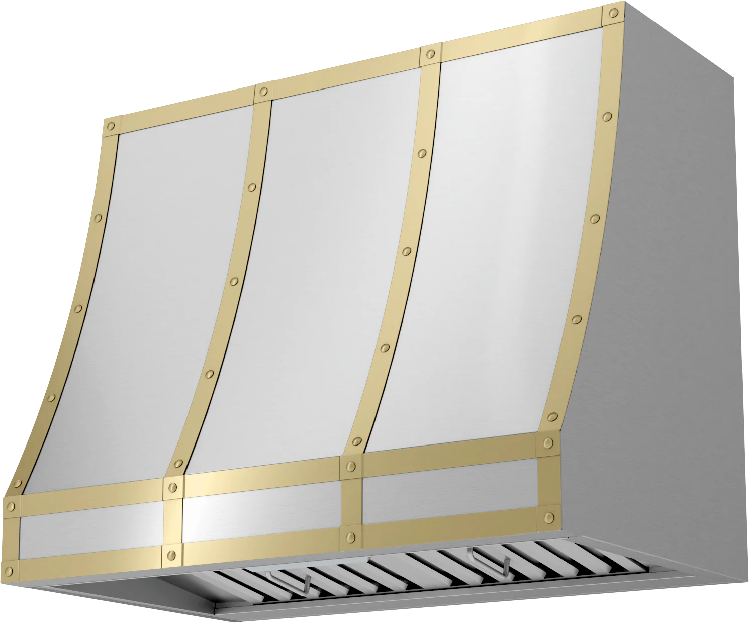 Zephyr BKFT36ASG Forte Hood Banding Kit, 36In, Satin Gold - Image 4