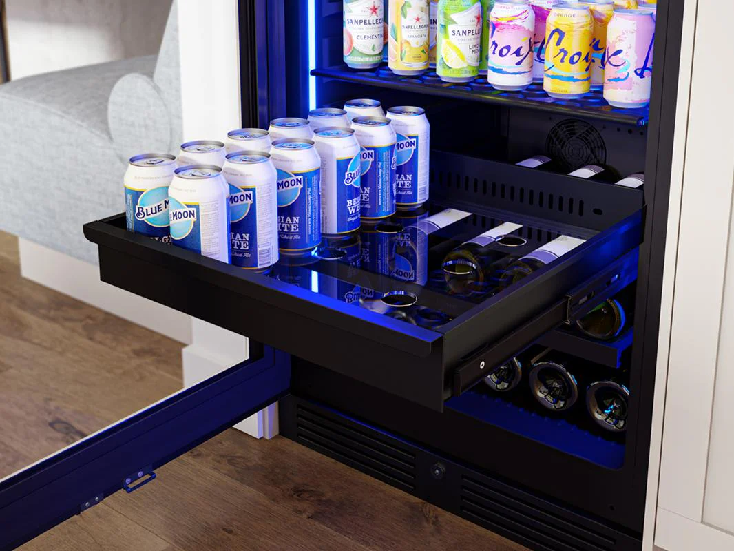 Zephyr PRB24F01BPG 24" Full Size Panel Ready Single Zone Beverage Cooler - Image 5
