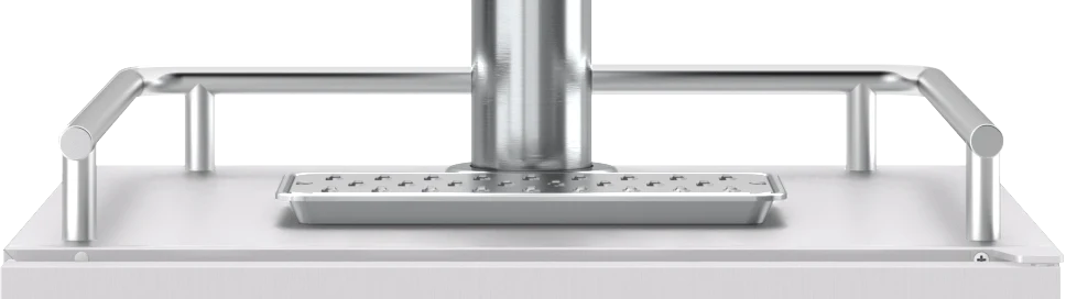 Zephyr PRKRAIL0124SS Presrv Kegerator Drink Guardrail, 24In, Ss