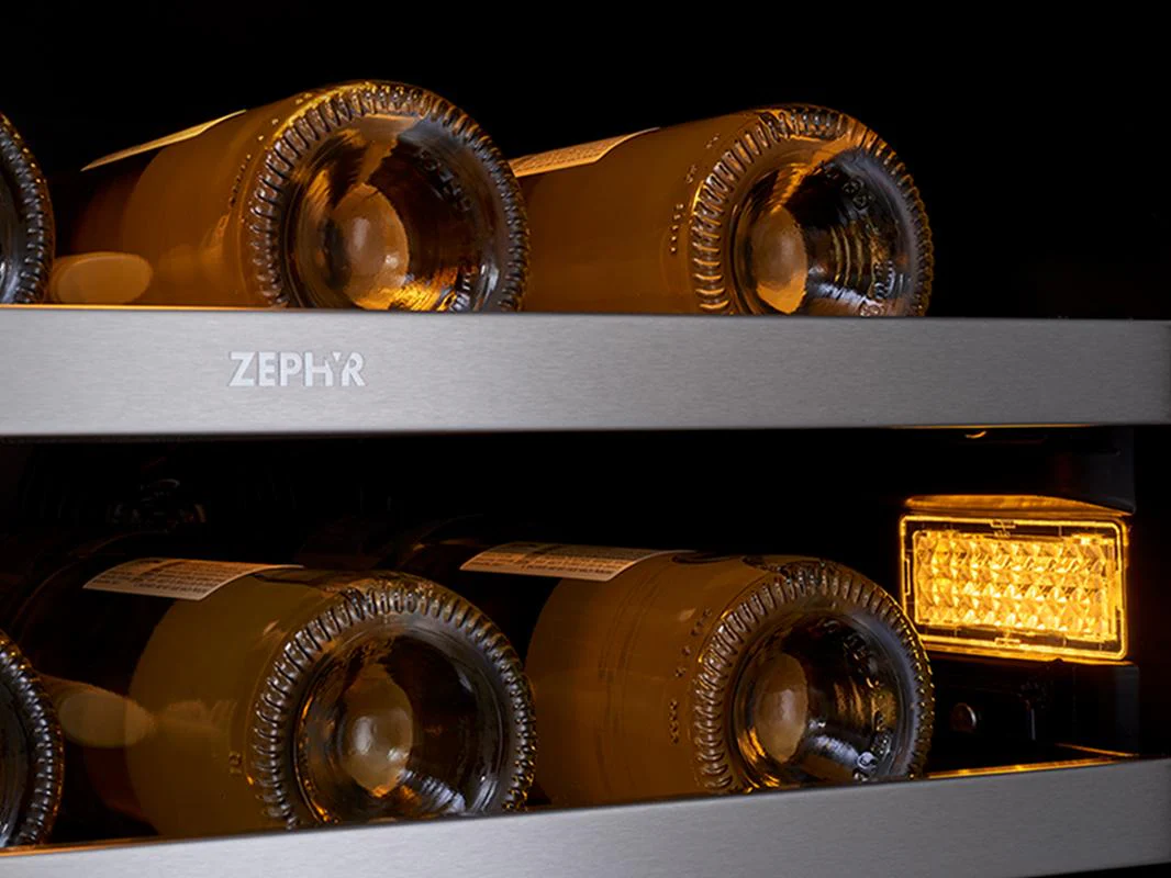 Zephyr PRPW24C02AG 24" Pro Dual Zone Wine Cooler - Image 9