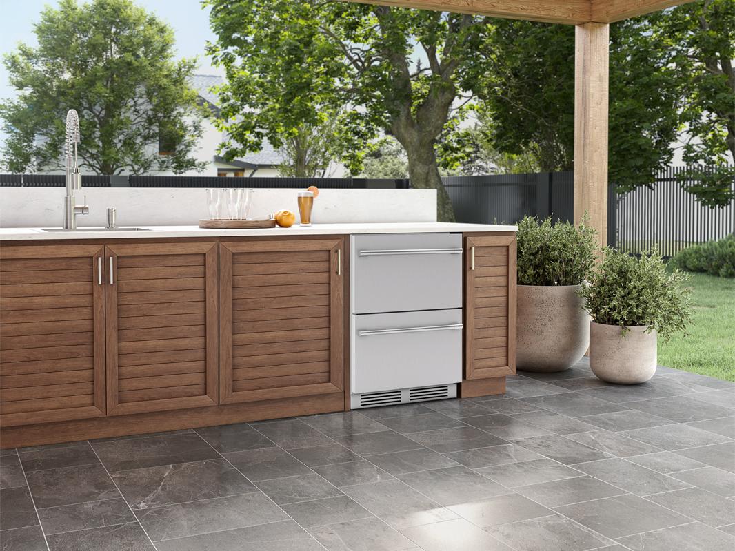 Zephyr PRRD24C2ASOD 24" Outdoor Dual Zone Refrigerator Drawers - Image 6