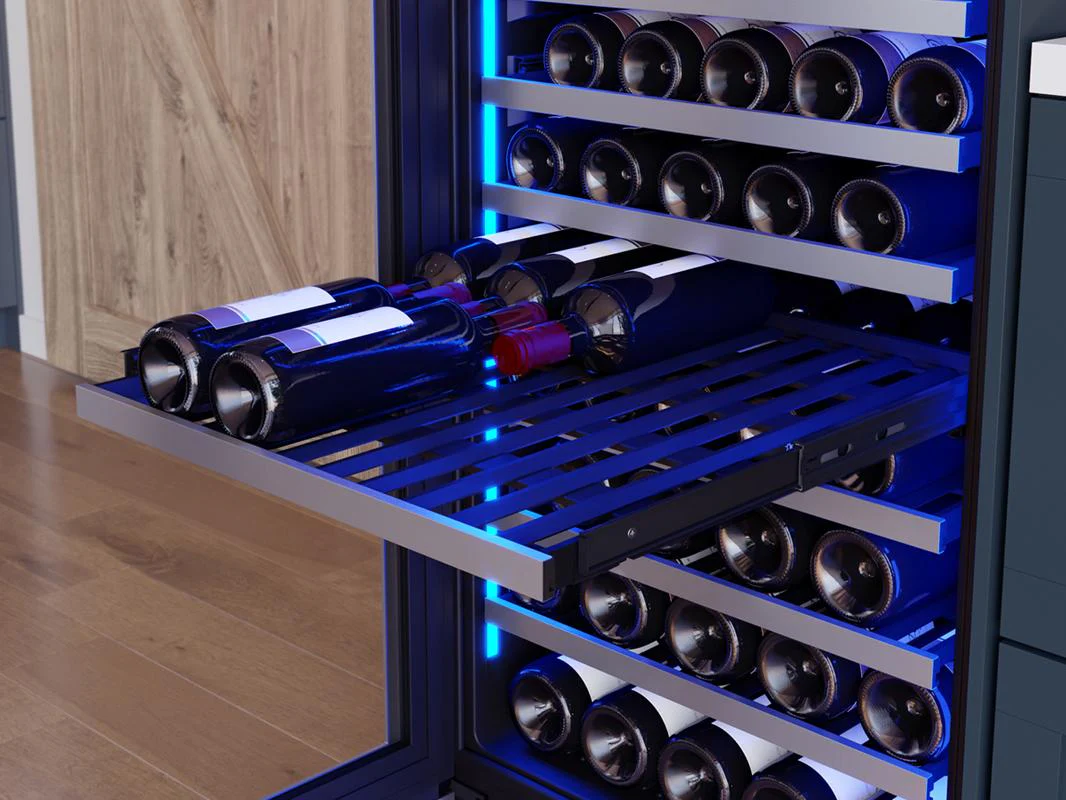 Zephyr PRW24F02CG 24" Full Size Dual Zone Wine Cooler - Image 4