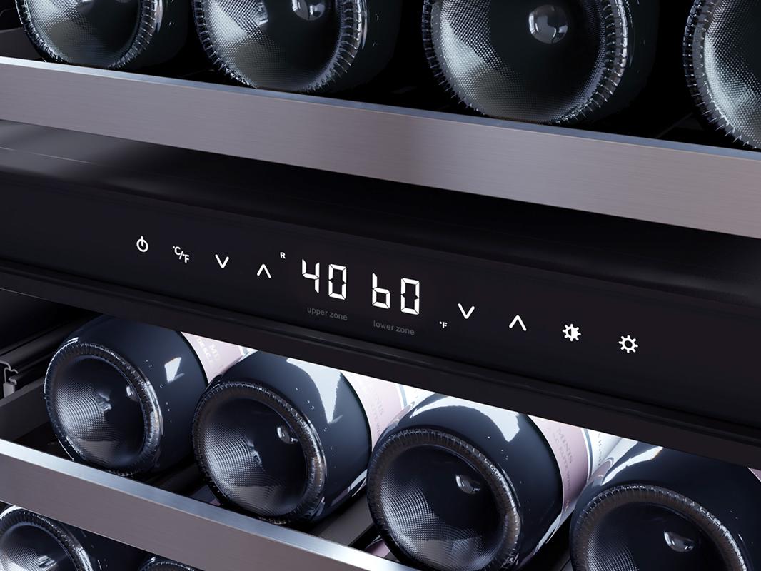 Zephyr PRW24F02CG 24" Full Size Dual Zone Wine Cooler - Image 6